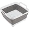 Wakeman Collapsible Wash Basin - 9L Portable Sink with Drain for Camping by Wakeman Gray 75-CMP1158 - alternate 9